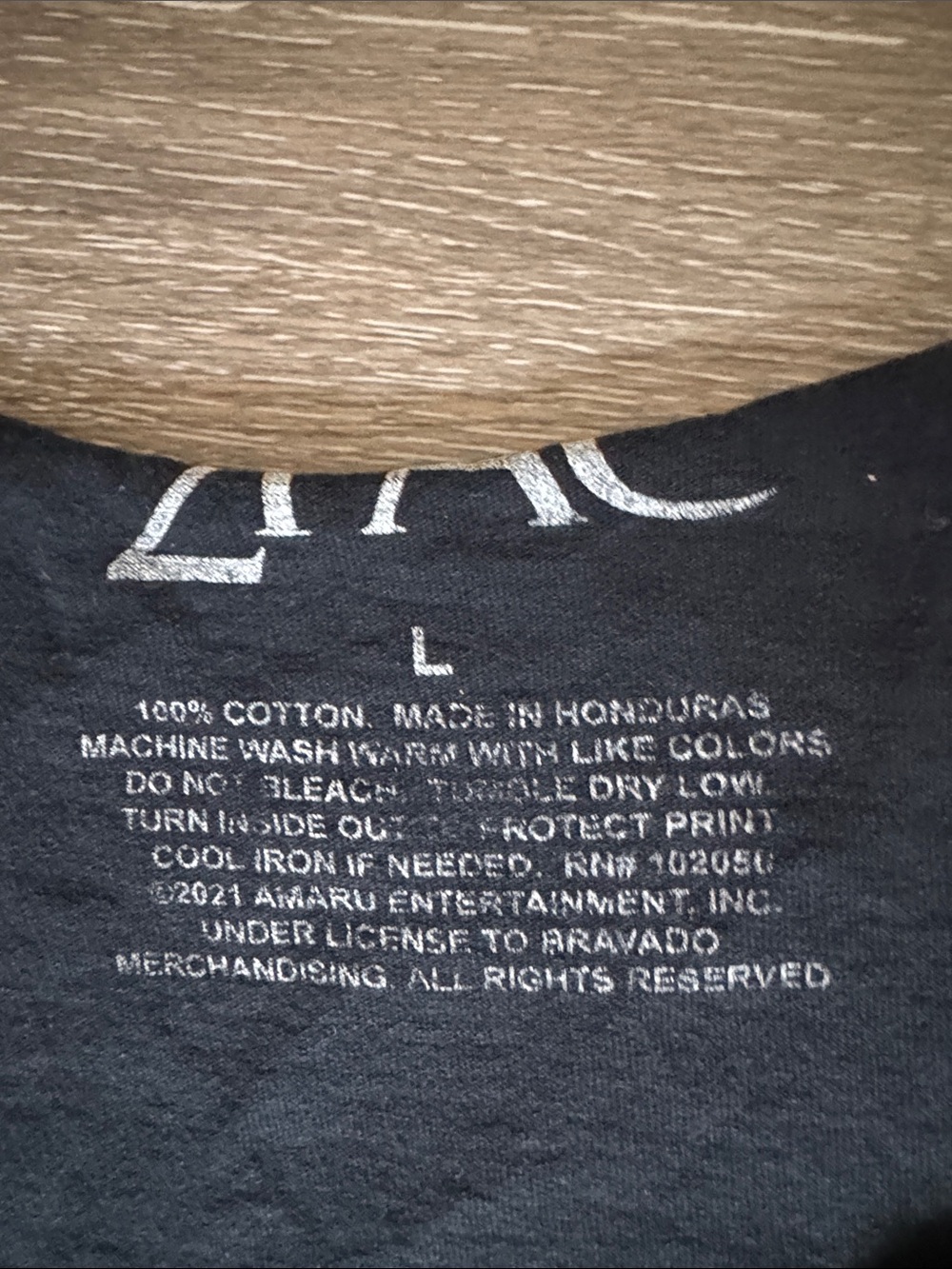 Tupac "California Love" Graphic Tee - Black - Picture 2 of 2